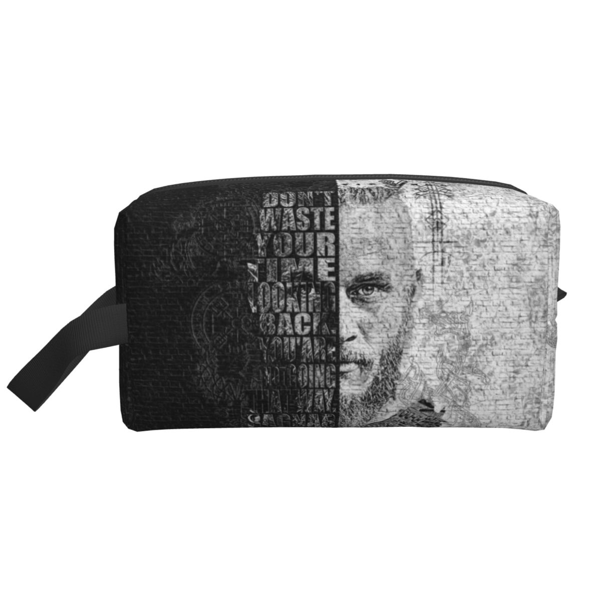 Makeup Is Beauty Quotes - Kosmetyczka podróżna z cytatem Vikingów Ragnar