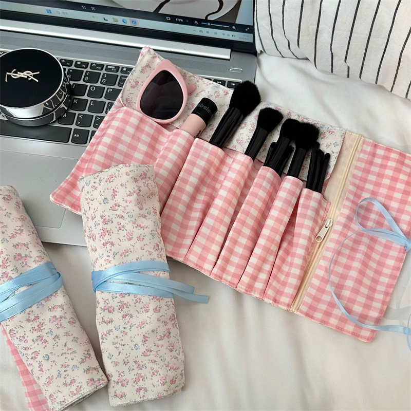 Beauty Makeup Organizer - Tkaninowa torba na pędzle do makijażu