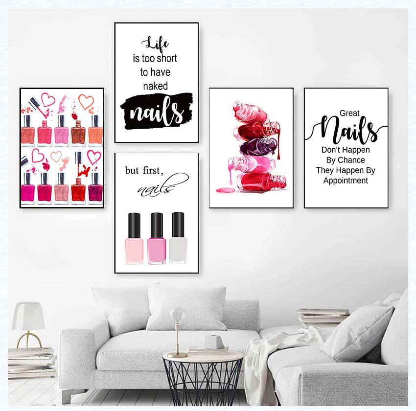 Makeup Is Beauty Quotes - Plakaty i grafiki artystyczne Prezent dla