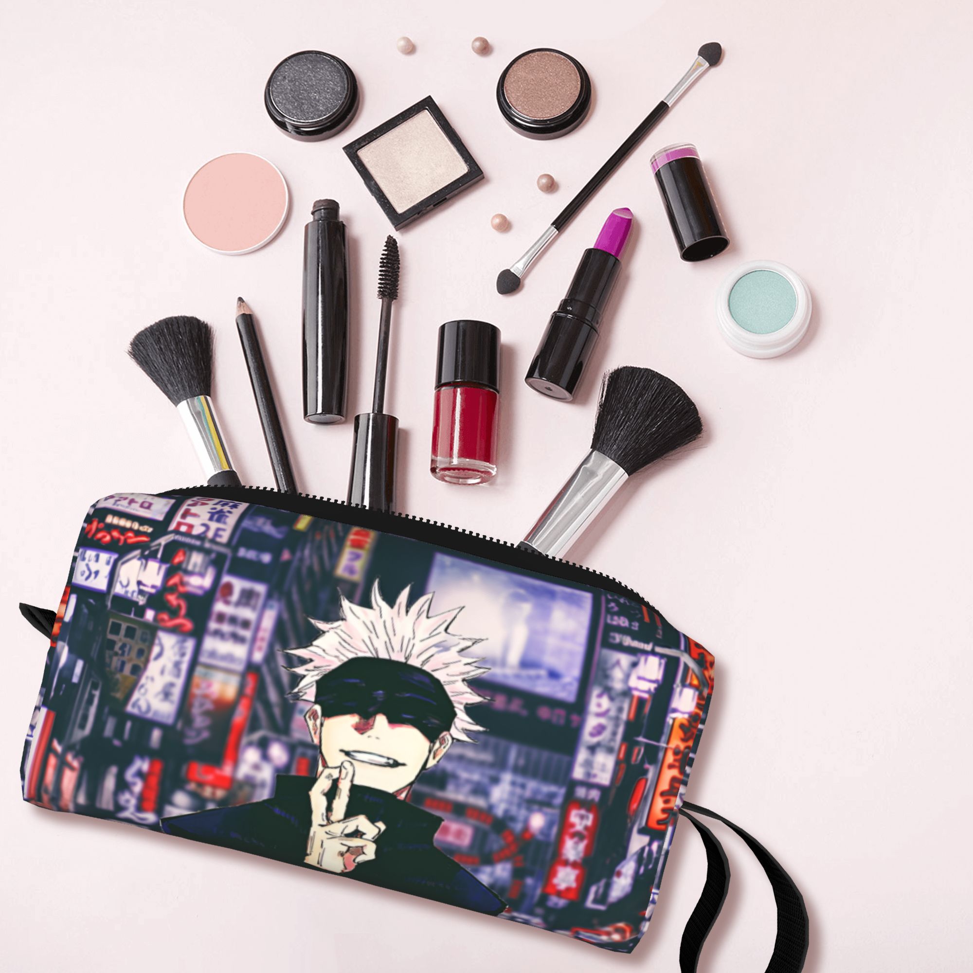 J Beauty Makeup - Personalizowana kosmetyczka podróżna J-Jujutsus K-Kaisens dla