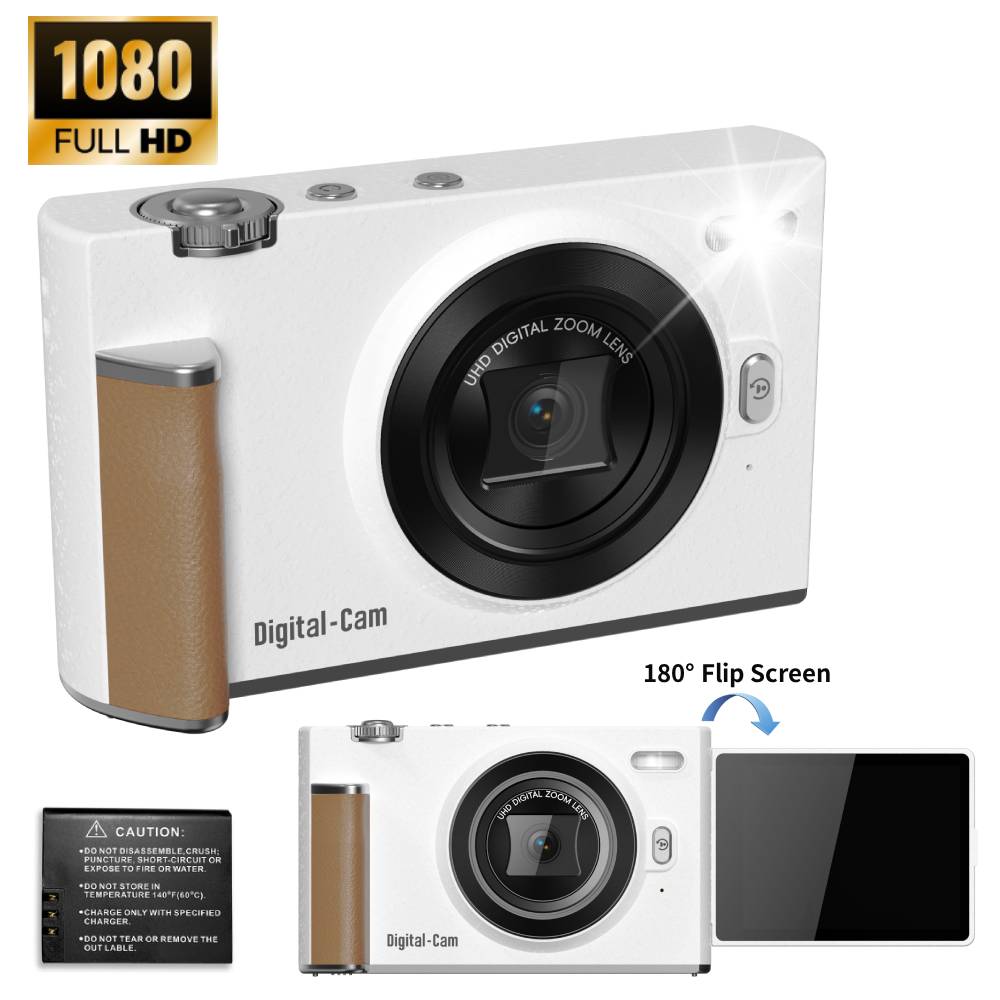Beauty Makeup Camera - Aparat cyfrowy 48MP z filtrami upiększającymi,