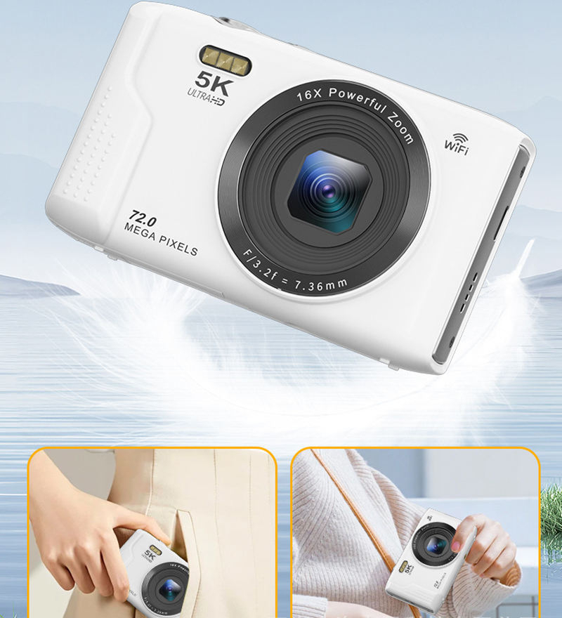 Beauty Makeup Camera - Kamera dla ucznia 5K w niskiej