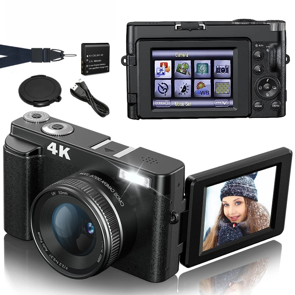 Beauty Makeup Camera - Aparat cyfrowy 4K do fotografii i