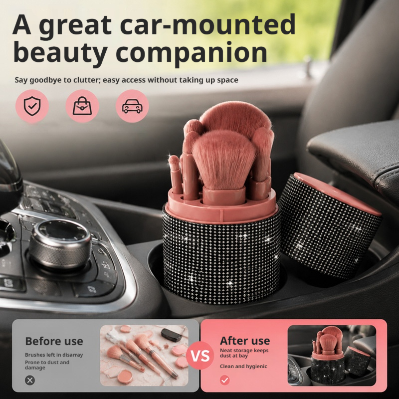 Damski błyszczący pojemnik na  – Beauty Makeup Organizer recenzja i cena