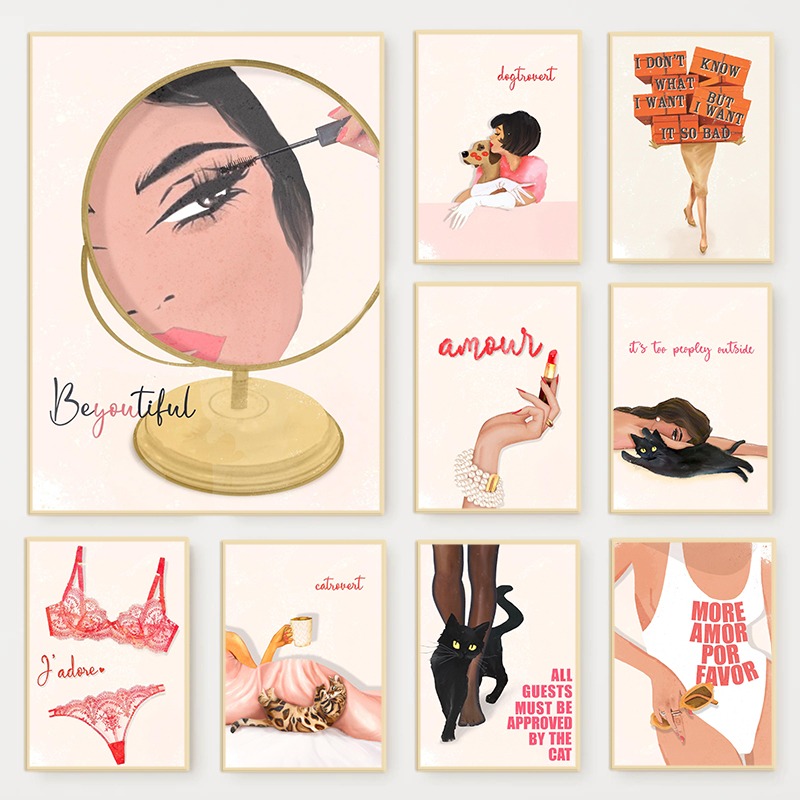 Retro Glam Fashion Magazine Po – Makeup Is Beauty Quotes recenzja i cena