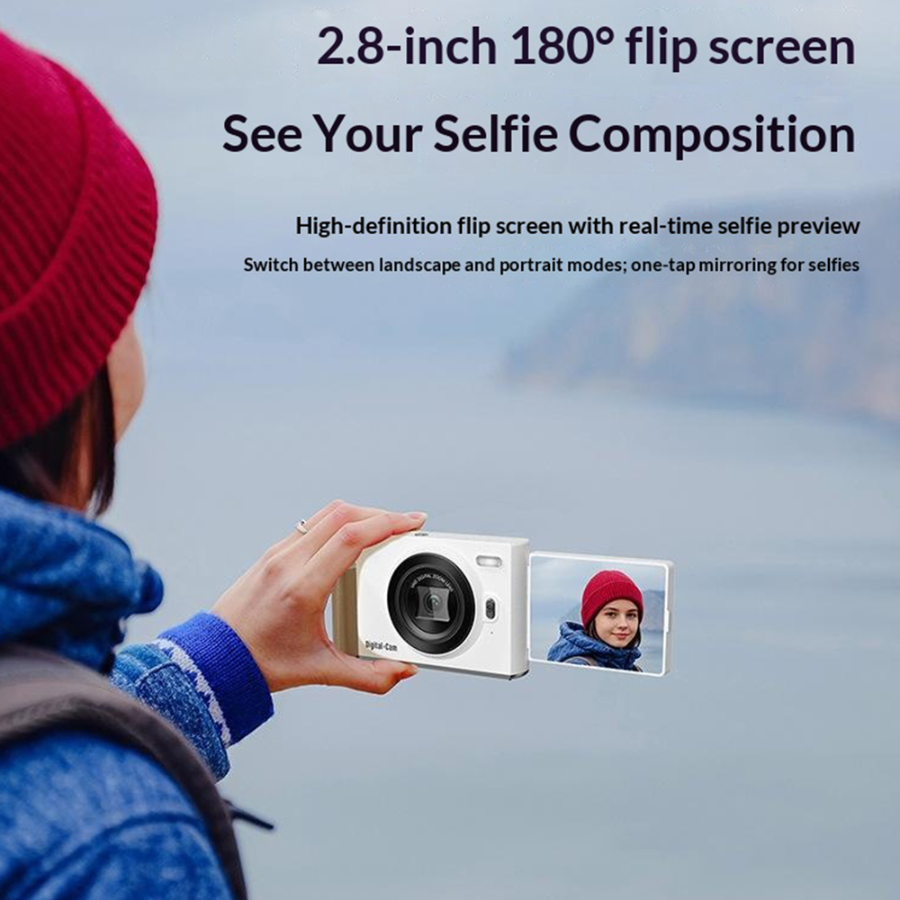 Aparat cyfrowy 48MP z filtrami – Beauty Makeup Camera recenzja i cena