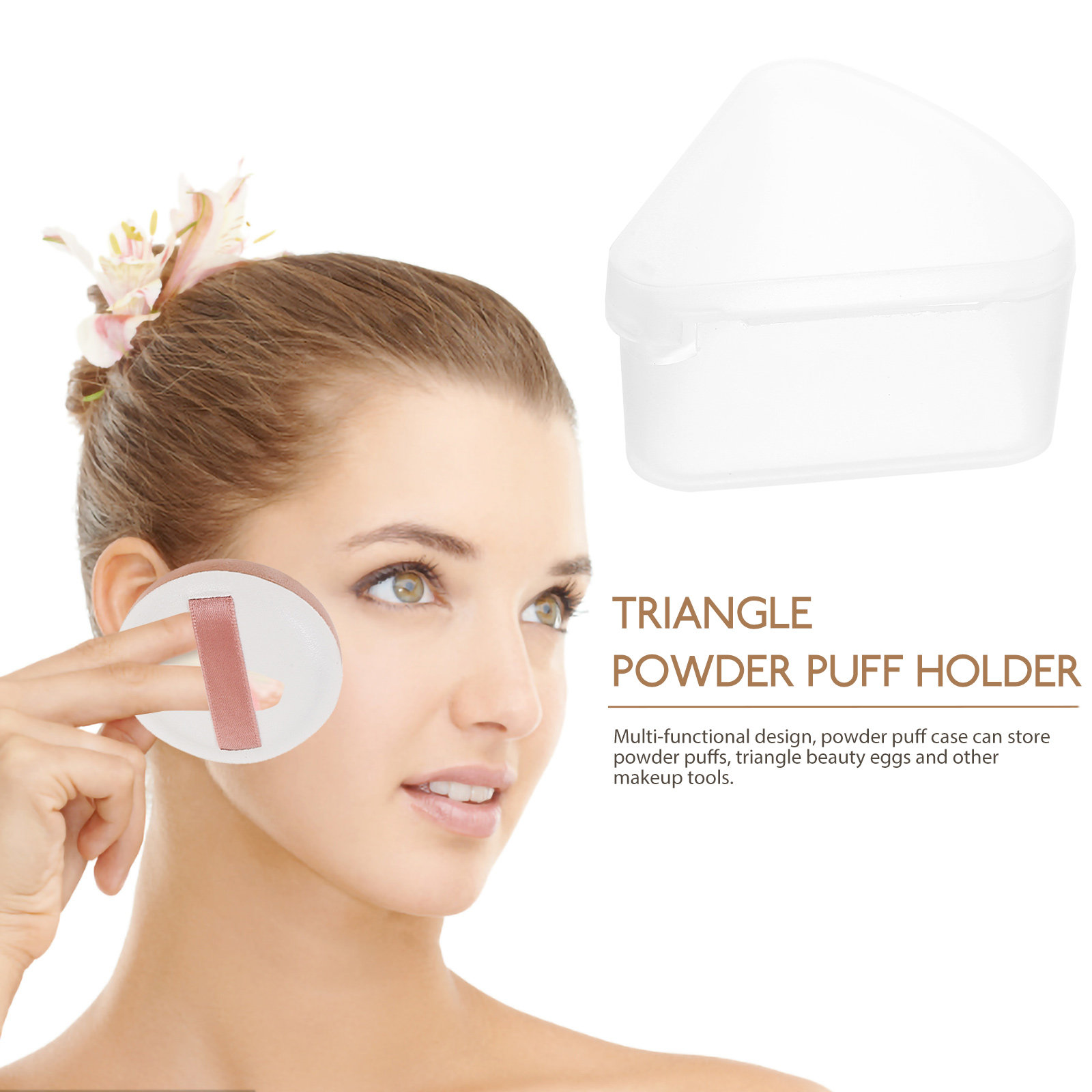 6 szt. Trójkątne etui na puder – Beauty Makeup Organizer recenzja i cena