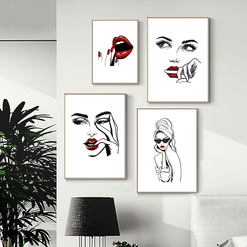 Plakat w stylu nordyckim, maki – Makeup Is Beauty Quotes recenzja i cena