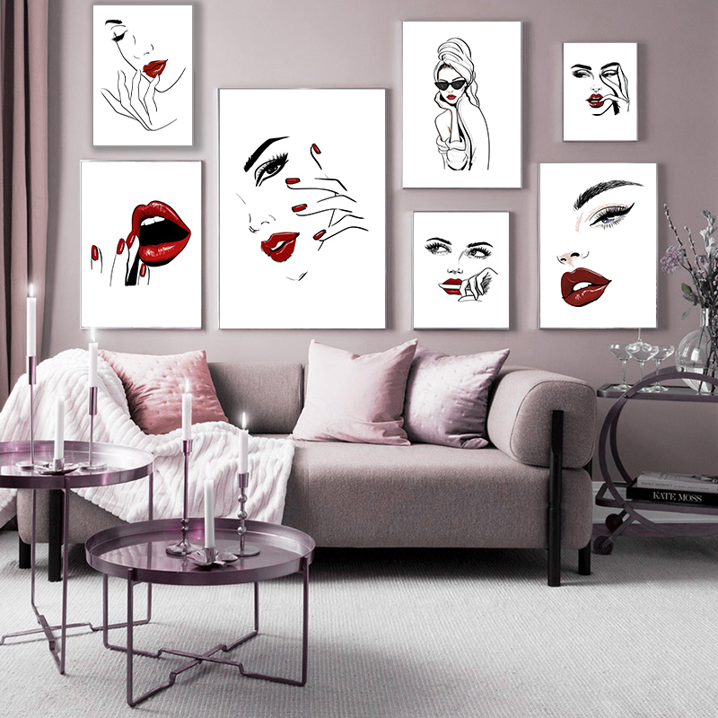 Plakat w stylu nordyckim, maki – Makeup Is Beauty Quotes recenzja i cena