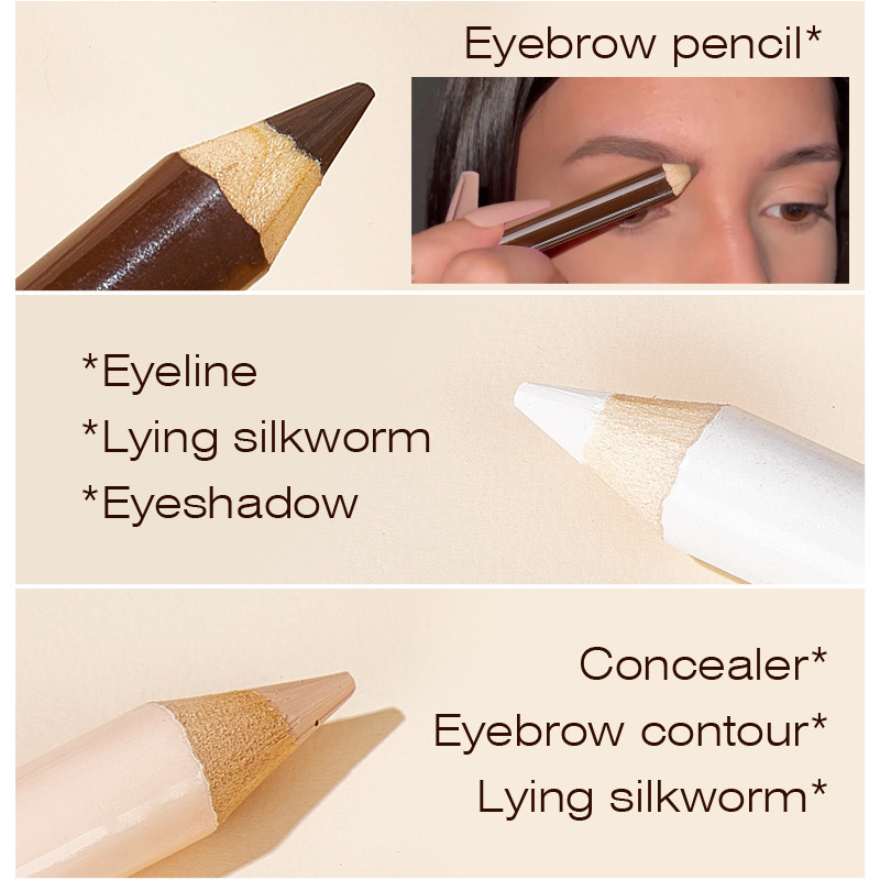 3 SZT. Drewniany Zestaw do Mak – Beauty Makeup Supply recenzja i cena