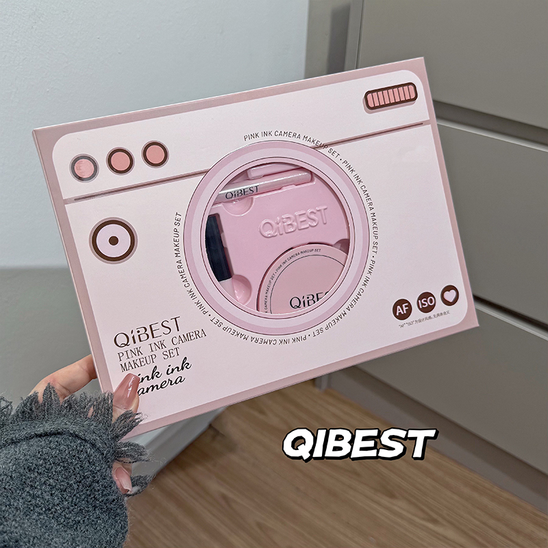 QIBEST Różowy Zestaw Kosmetykó – Beauty Makeup Camera recenzja i cena